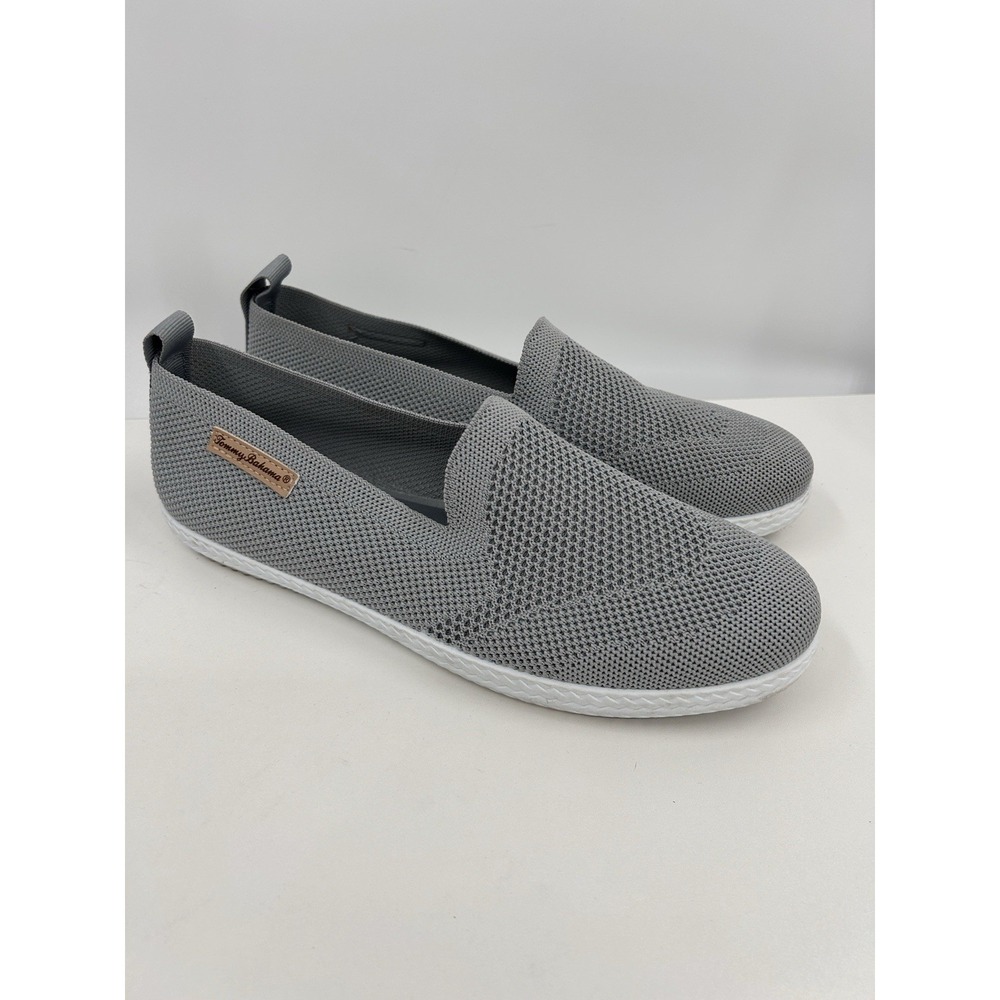 Tommy Bahama‎ Womens Sunset Knit Slip On Shoes Size 9 Gray Lightweight Beachy